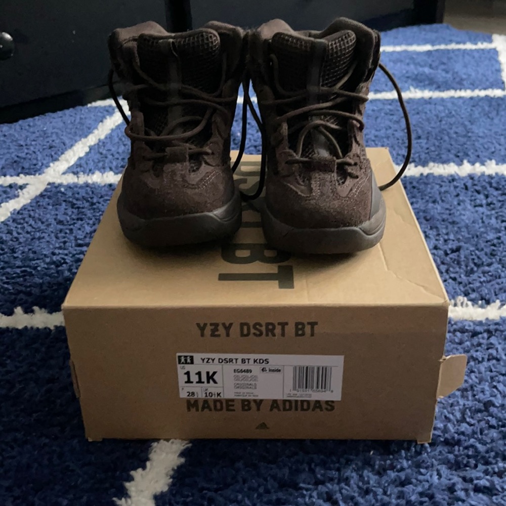 Great condition. Yeezy boots for kids size 11k